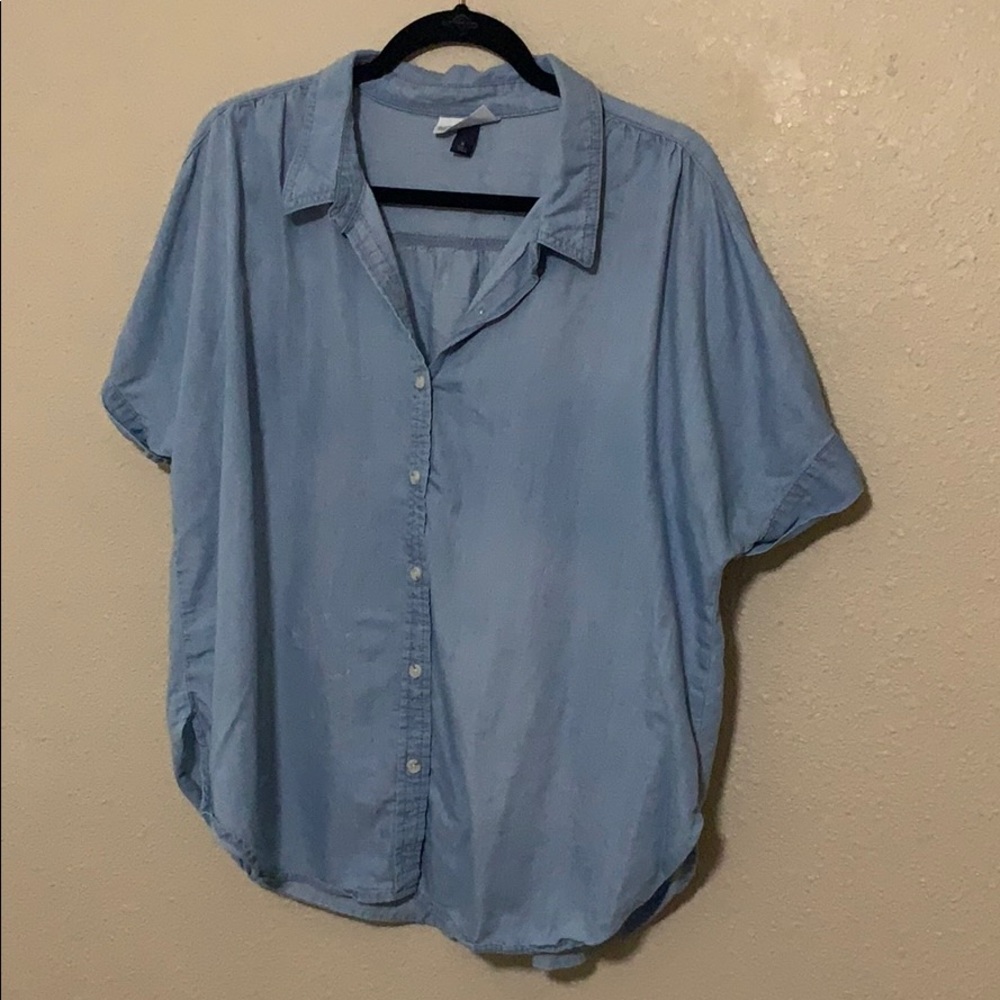 Light Chambray Blouse